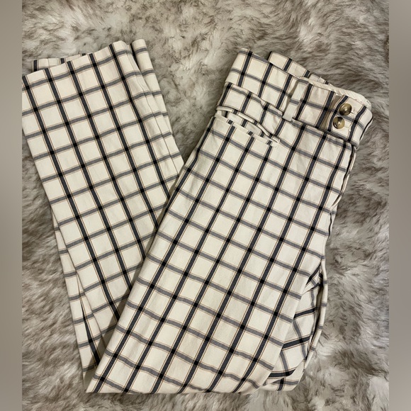 Anthropologie plaid slim trousers - Picture 2 of 5